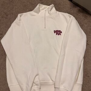 White Fox White Quarter-Zip Sweatshirt